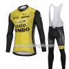 Set Langarmtrikot + Trägerhose Lange 2018 LottoNL-Jumbo N001